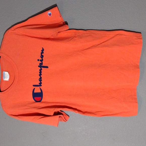 Men's Vintage Champion light orange tee - Picture 1 of 4